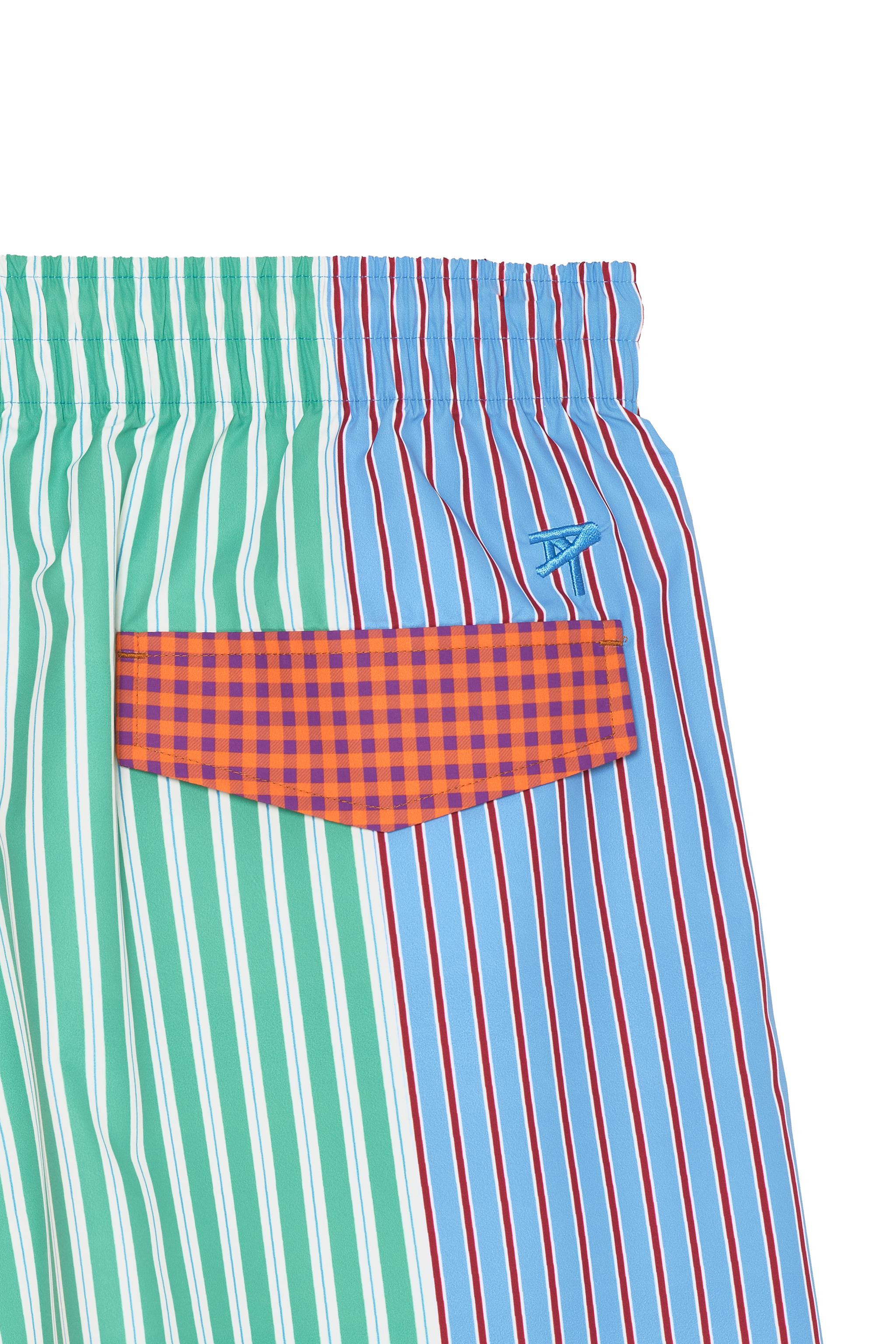 MAILLOT DE BAIN MI-LONG PATCHWORK